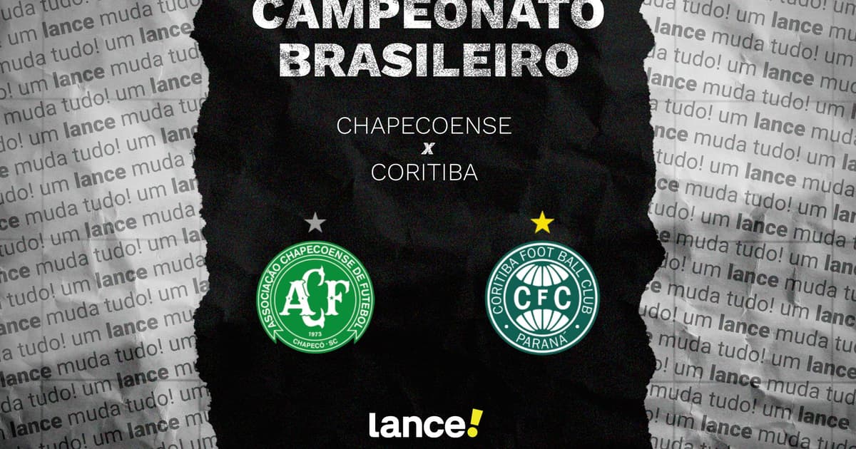 Coritiba x Chapecoense: onde assistir, horário e escalações pelo Brasileirão