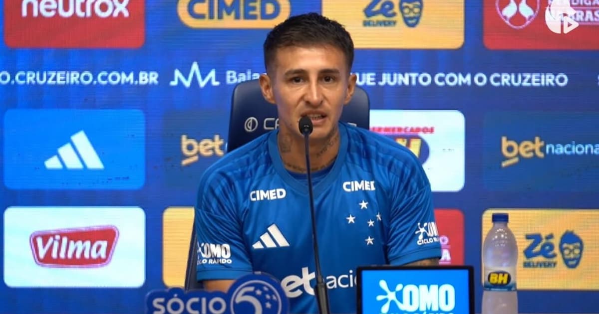 Gabriel Rojas é apresentado como o primeiro reforço do Cruzeiro e mira a Libertadores