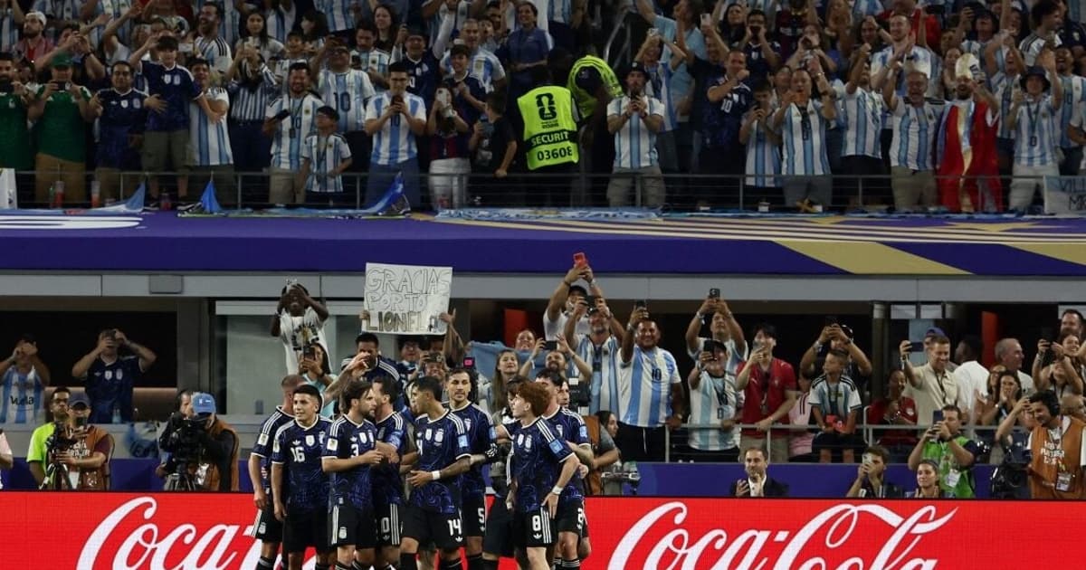 Chaveamento da Argentina vira piada entre torcedores: 'Palmeiras da Copa'