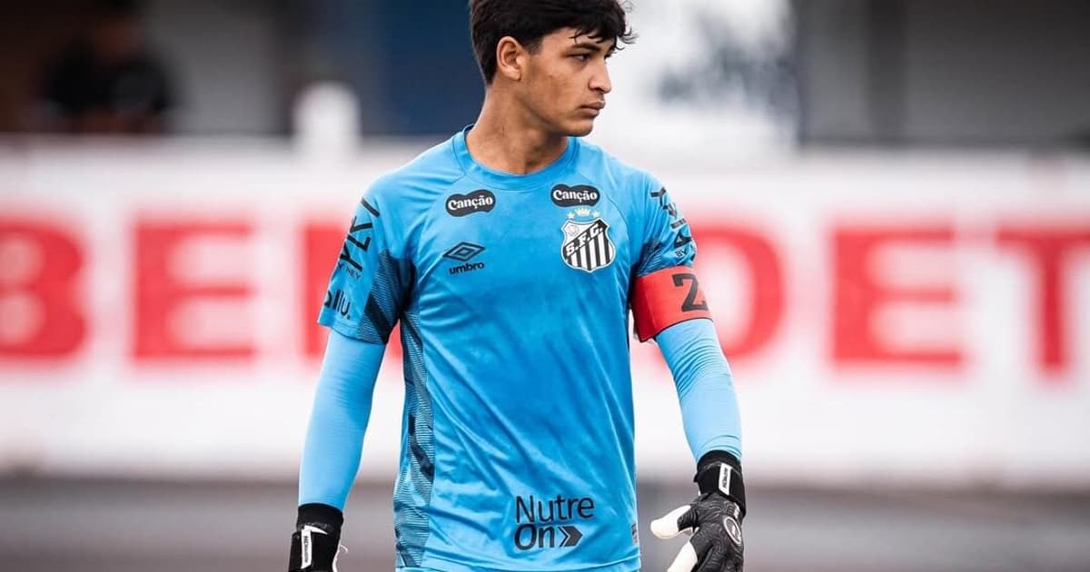 Goleiro Arthur do Vale ganha espaço no sub-20 do Santos