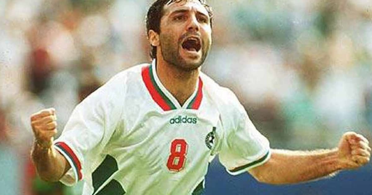 Artilheiros da Copa de 1994: Oleg Salenko, da Rússia, e Hristo Stoichkov, da Bulgária