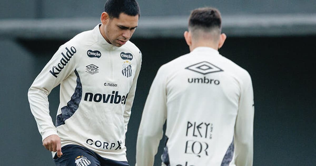 Com Caballero, Santos segue preparação para duelo contra o Botafogo