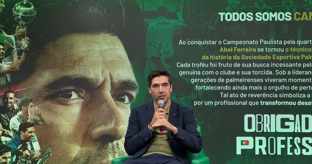 Abel Destaca Leila e Reafirma Amor pelo Palmeiras com Foco na Conquista da Libertadores