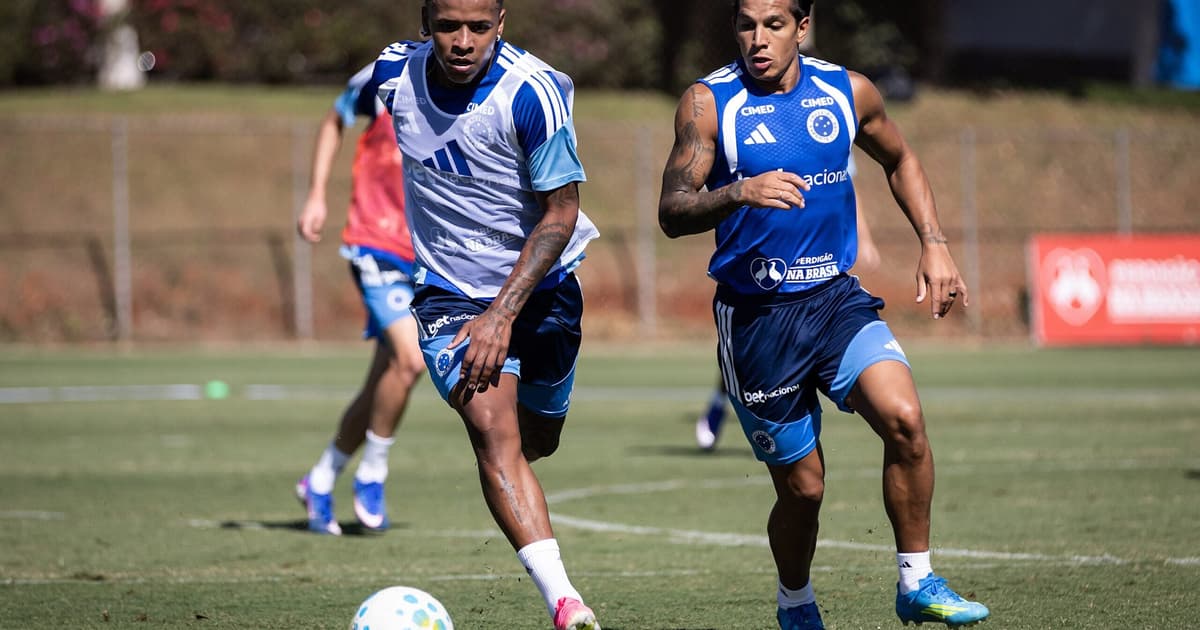 Keny Arroyo retoma treinamentos e se torna esperança para o Cruzeiro enfrentar o Botafogo