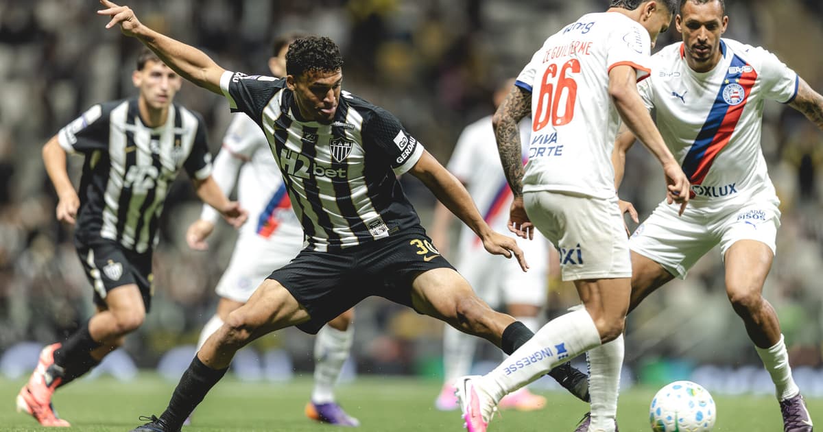 Atlético-MG e Bahia empatam na Arena MRV pelo Brasileirão