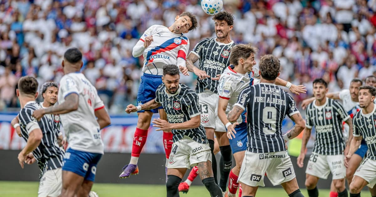 Bahia x Corinthians tem dois gol anulados pelo impedimento semiautomático