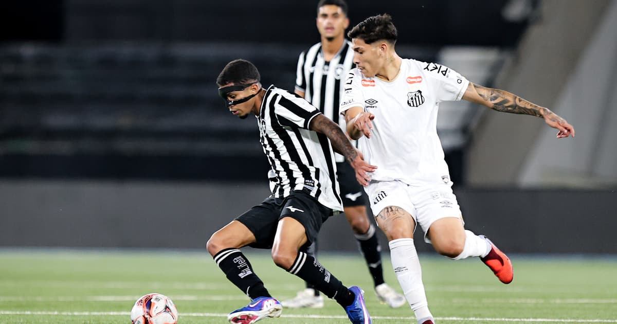 Botafogo vence, mas Santos avança à semifinal do Brasileirão Sub-20