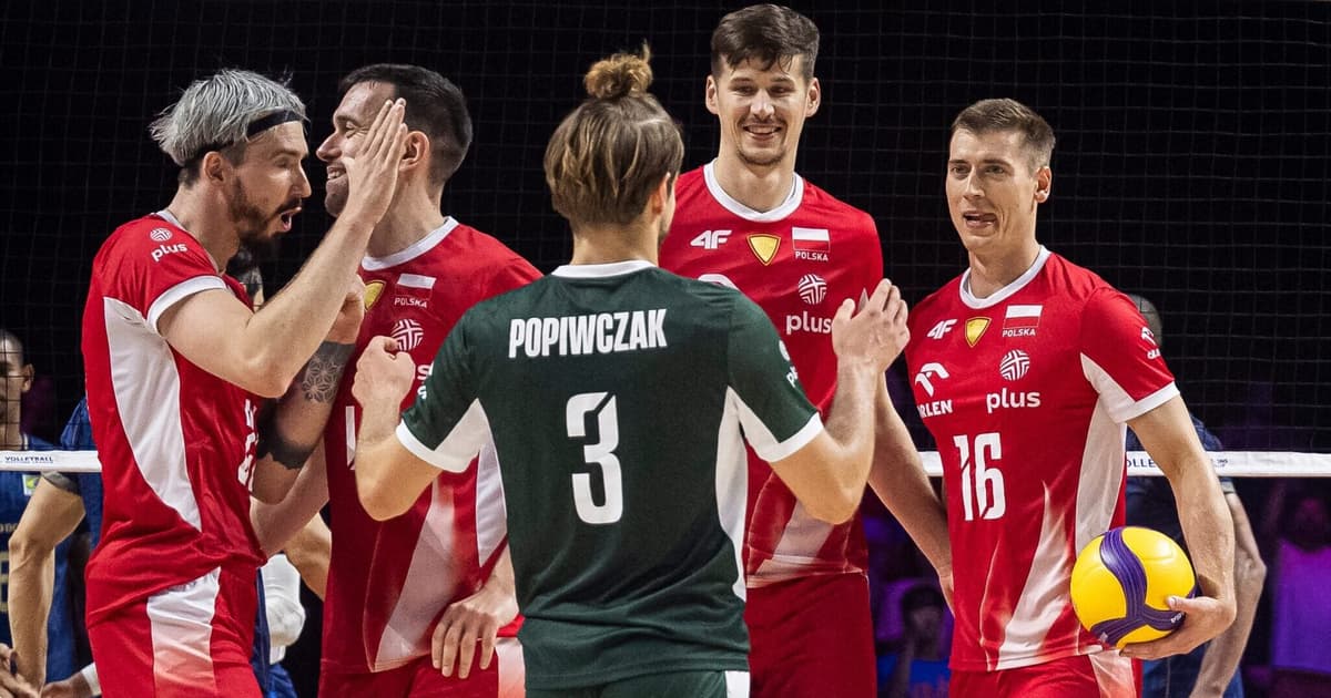 Lance bizarro marca derrota do Brasil para a Polônia na VNL