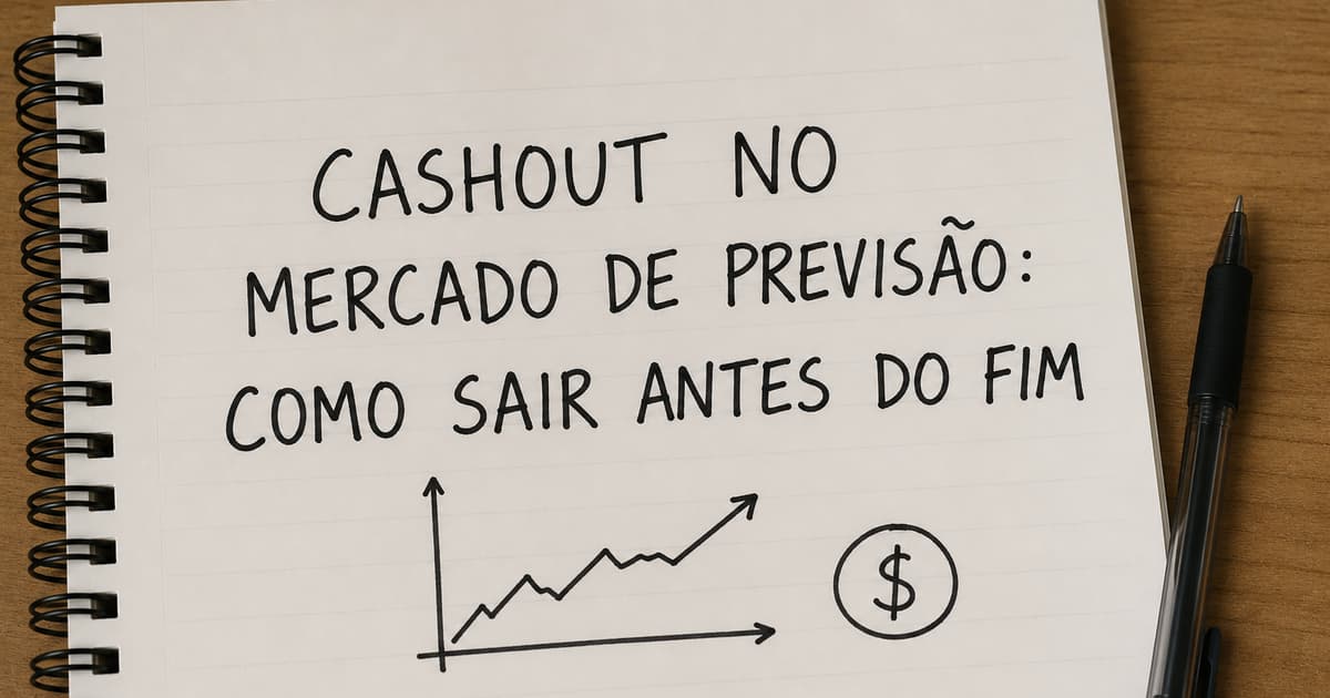 Cashout no mercado de previsão: como sair antes do fim