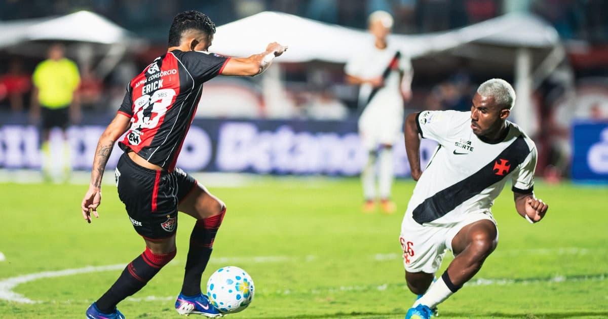 Lance em Vitória x Vasco viraliza: 'Volta Copa do Mundo'