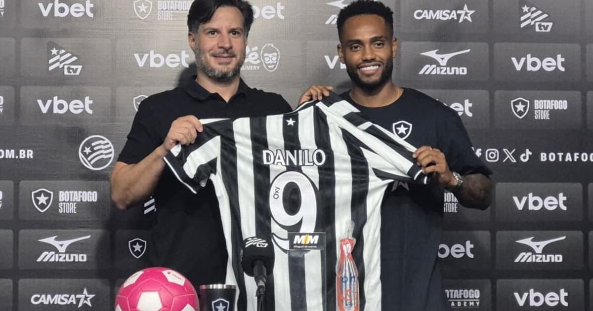 Danilo Pereira é apresentado pelo Botafogo e projeta passagem: 'Muito motivado'