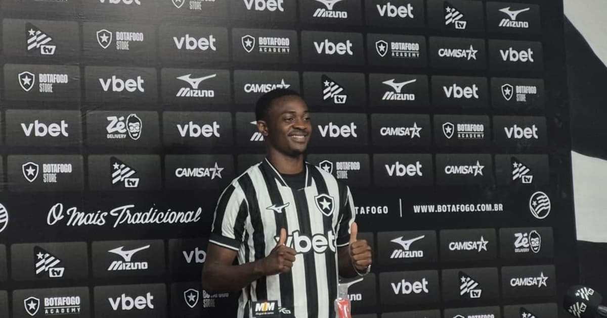 Domingos Andrade exalta acerto e projeta passagem pelo Botafogo: 'Clube glorioso'