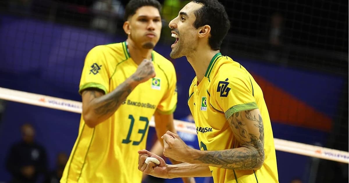 Brasil vai à semana decisiva da VNL sem Douglas Souza
