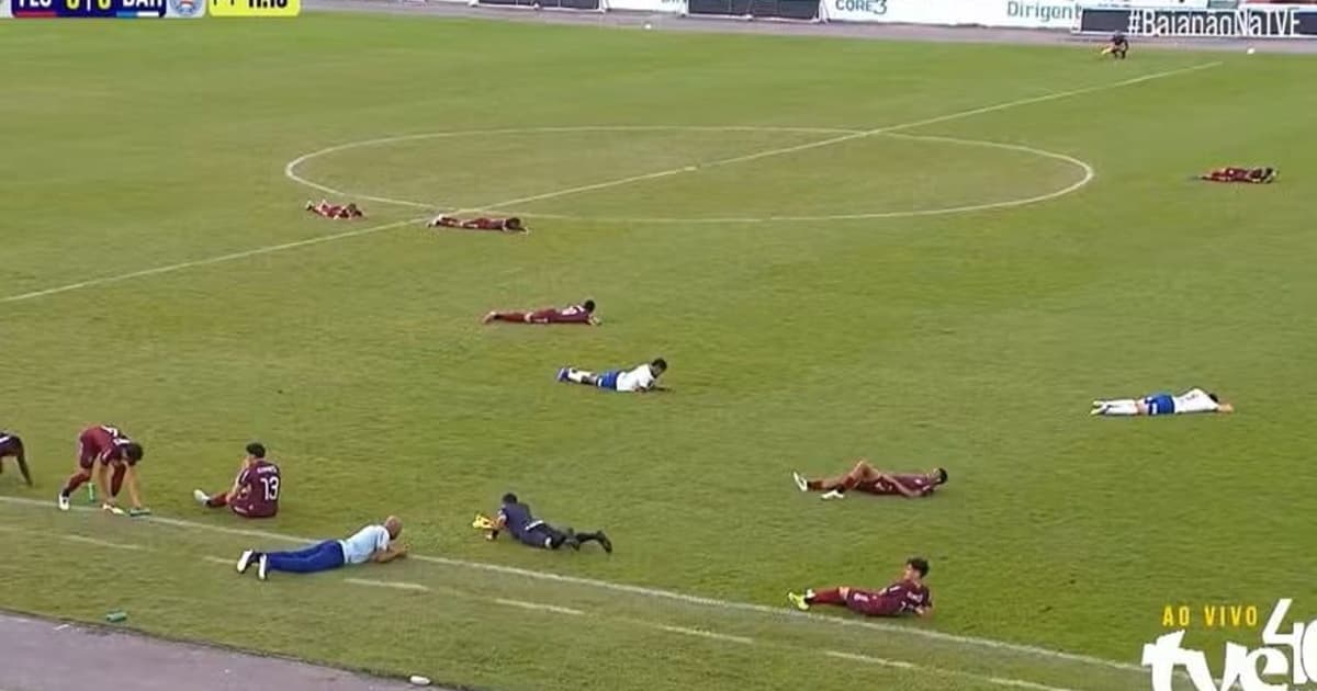 Ataque de abelhas paralisa final do Baiano Sub-20 entre Bahia e Fluminense de Feira