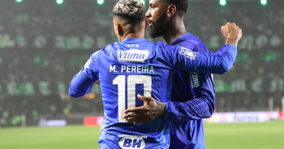 Gerson e Matheus resgatam Cruzeiro com vitória crucial sobre o Coritiba no Couto Pereira