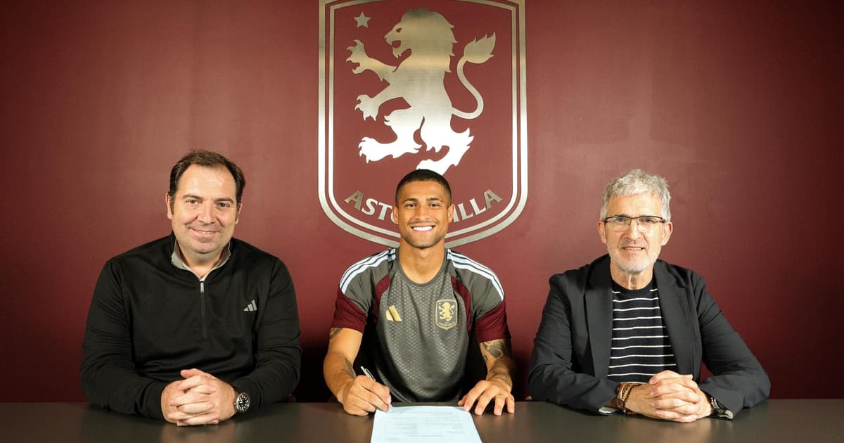 João Gomes, ex-Flamengo, é anunciado no Aston Villa
