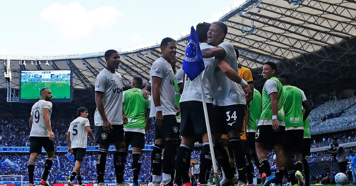 Botafogo vence Cruzeiro no Mineirão em reencontro com Artur Jorge