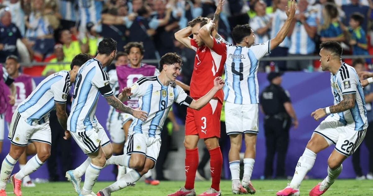 Golaço em Argentina x Suíça enlouquece torcedores: 'Absurdo'