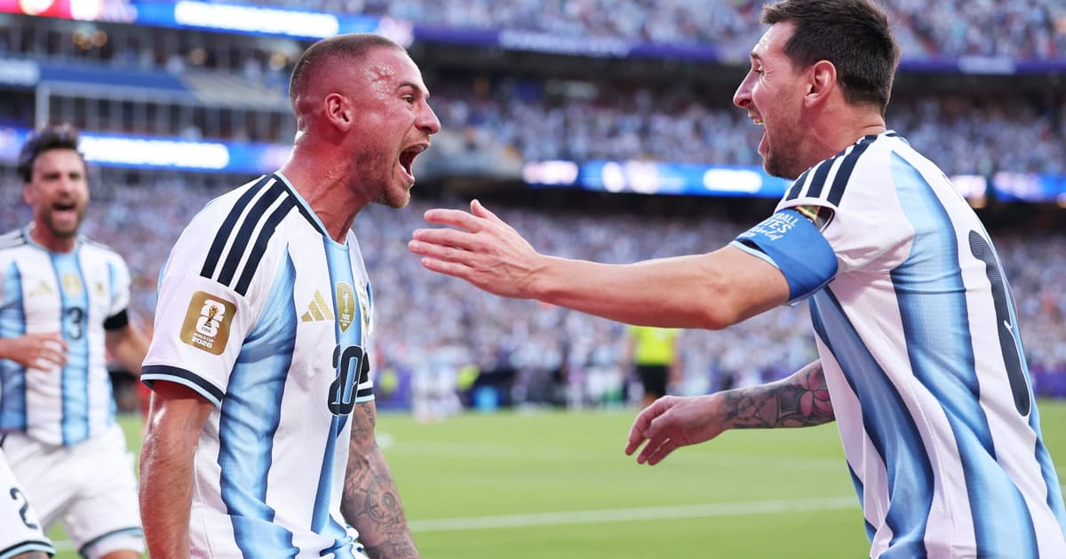 Mac Allister torce por permanência de Messi na Argentina após a Copa do Mundo