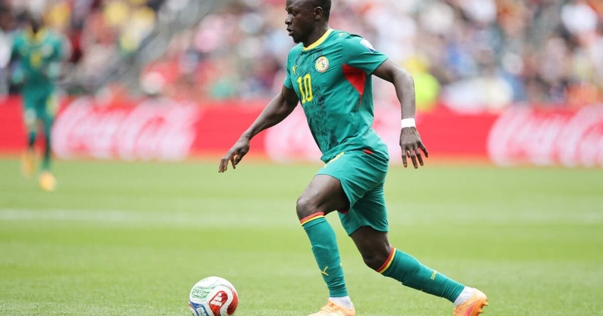Sadio Mané anuncia aposentadoria da seleção do Senegal