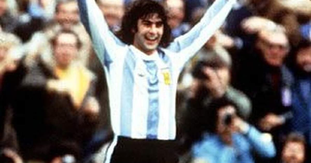 Artilheiro da Copa de 1978: Mario Kempes, da Argentina