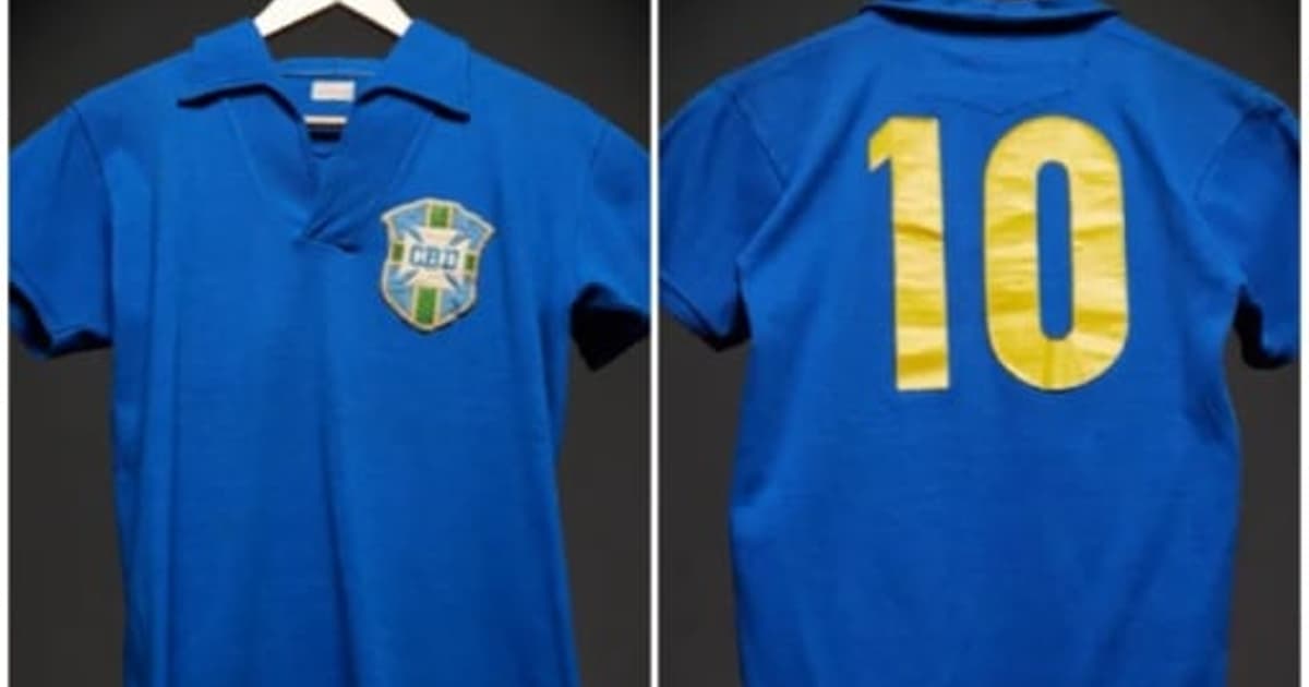 Camisa do Pelé atinge recorde e se torna a peça mais cara do Rei do Futebol