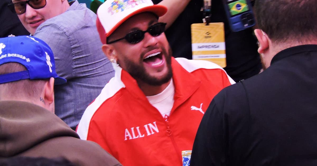 Neymar disputa dois torneios de pôquer antes de reapresentação do Santos