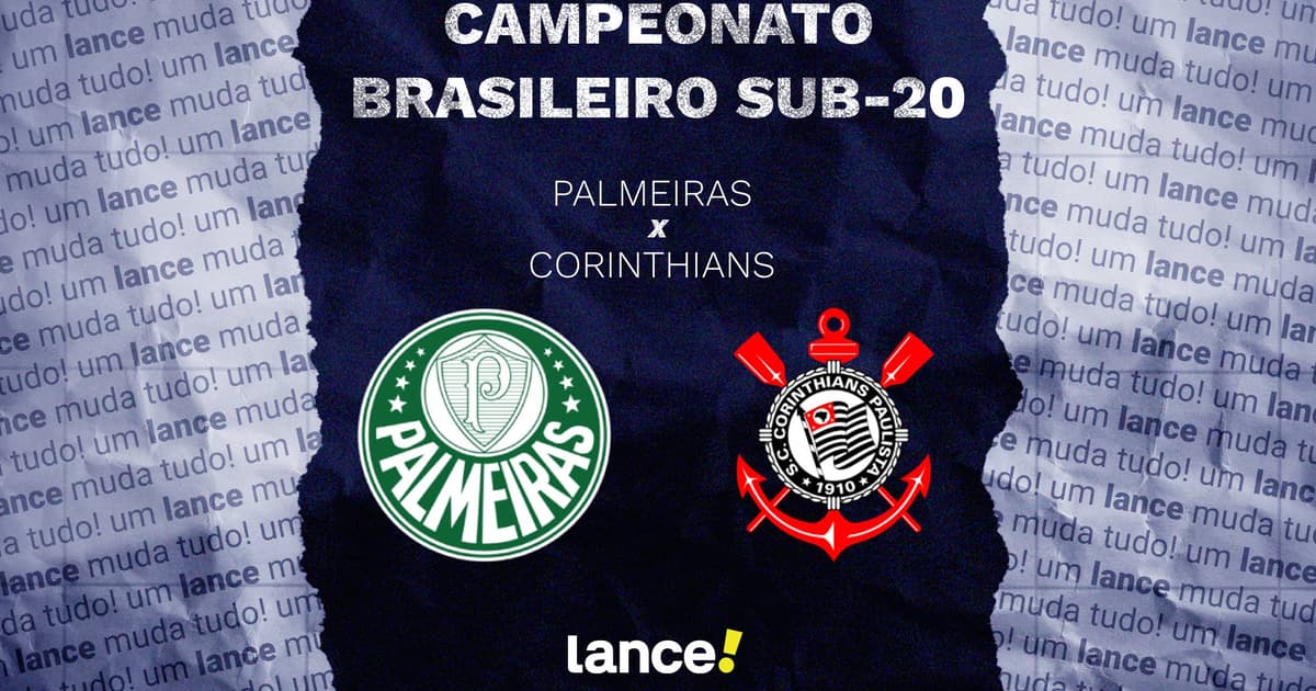 Palmeiras x Corinthians: onde assistir ao jogo decisivo pelo Brasileirão Sub-20