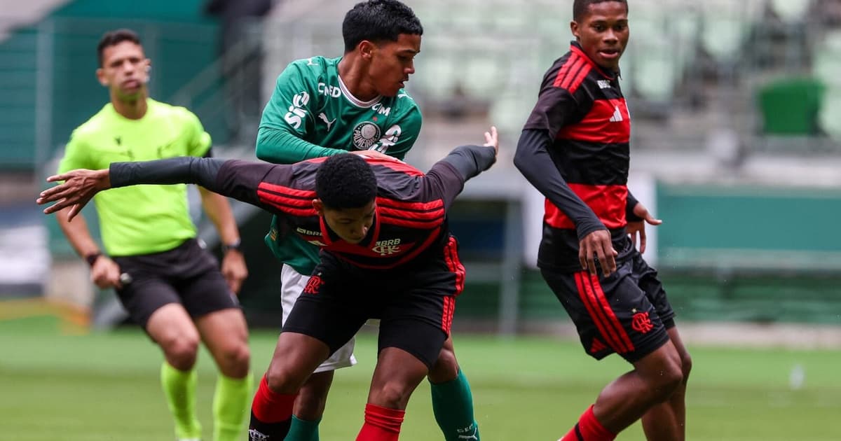 Palmeiras é derrotado pelo Flamengo na estreia do Nubank Parque pelo Brasileirão Sub-17
