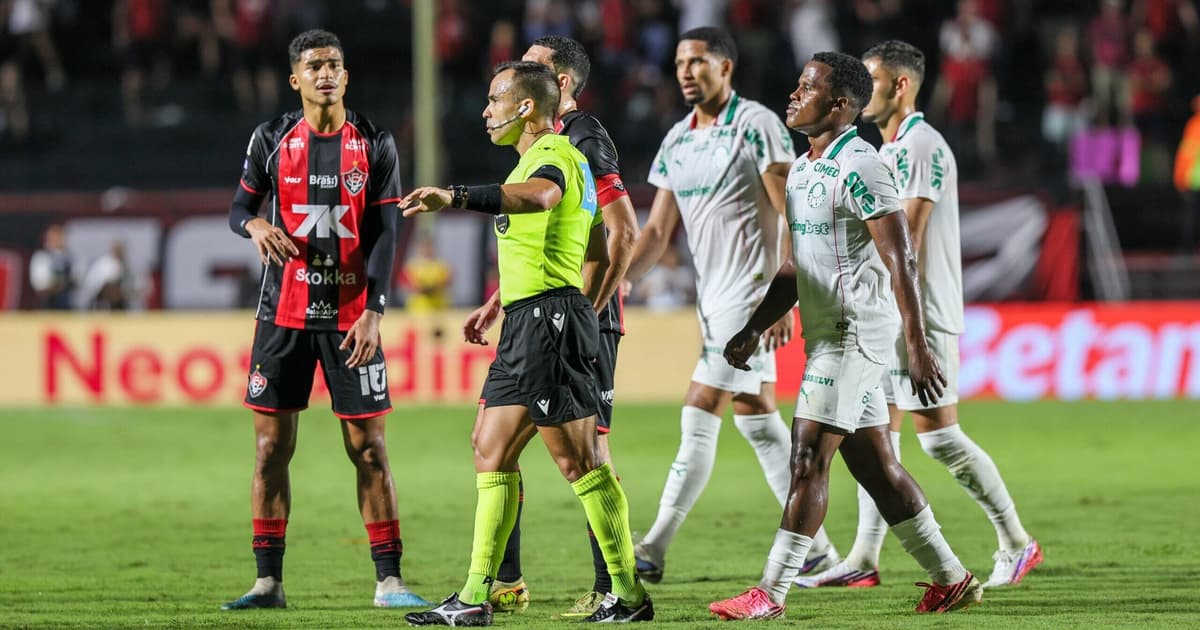 Vitória emite nota de repúdio após partida contra o Palmeiras