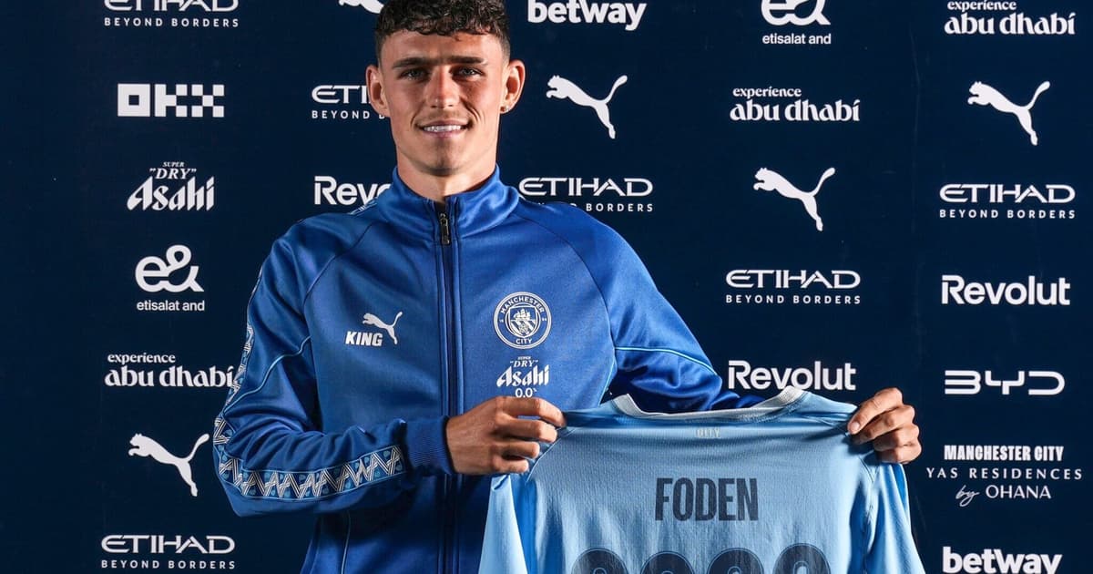 Manchester City anuncia renovação de Phil Foden até 2030