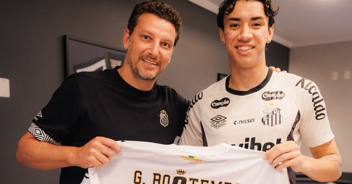 Gabriel Bontempo muda para a camisa 8 do Santos