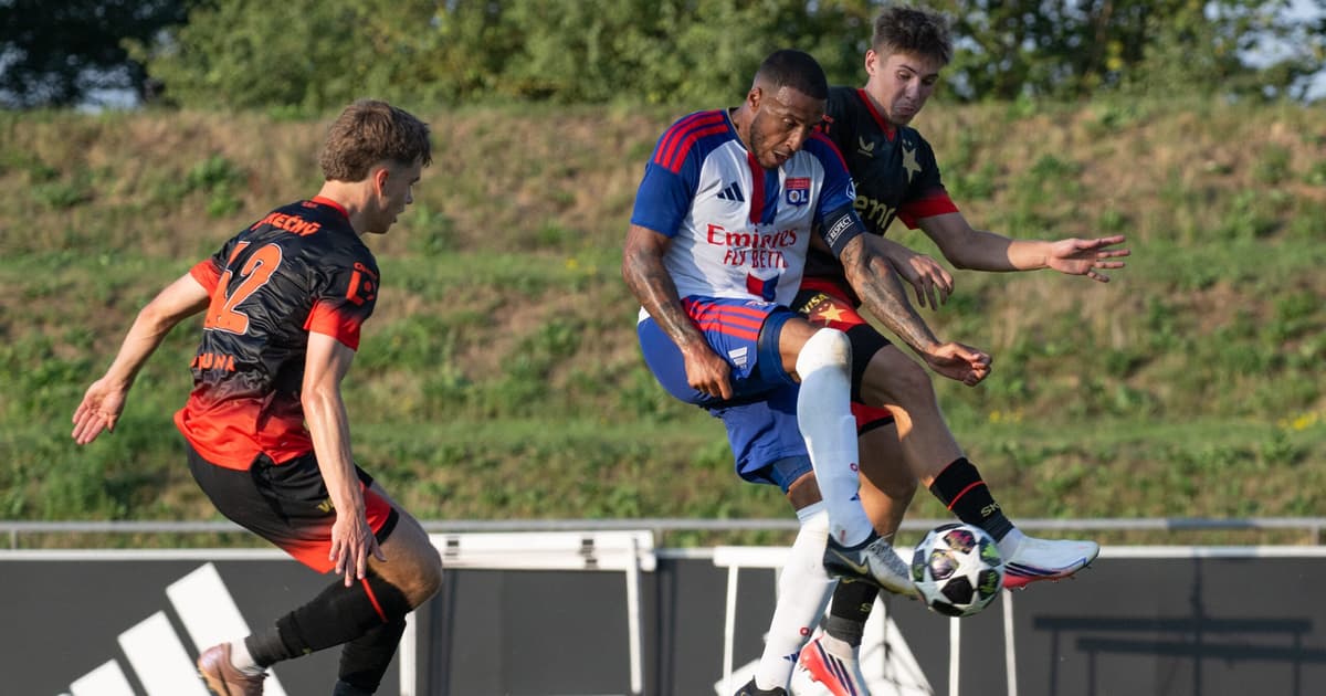 Sem Endrick, Lyon é derrotado pelo Slavia Praga em amistoso preparatório