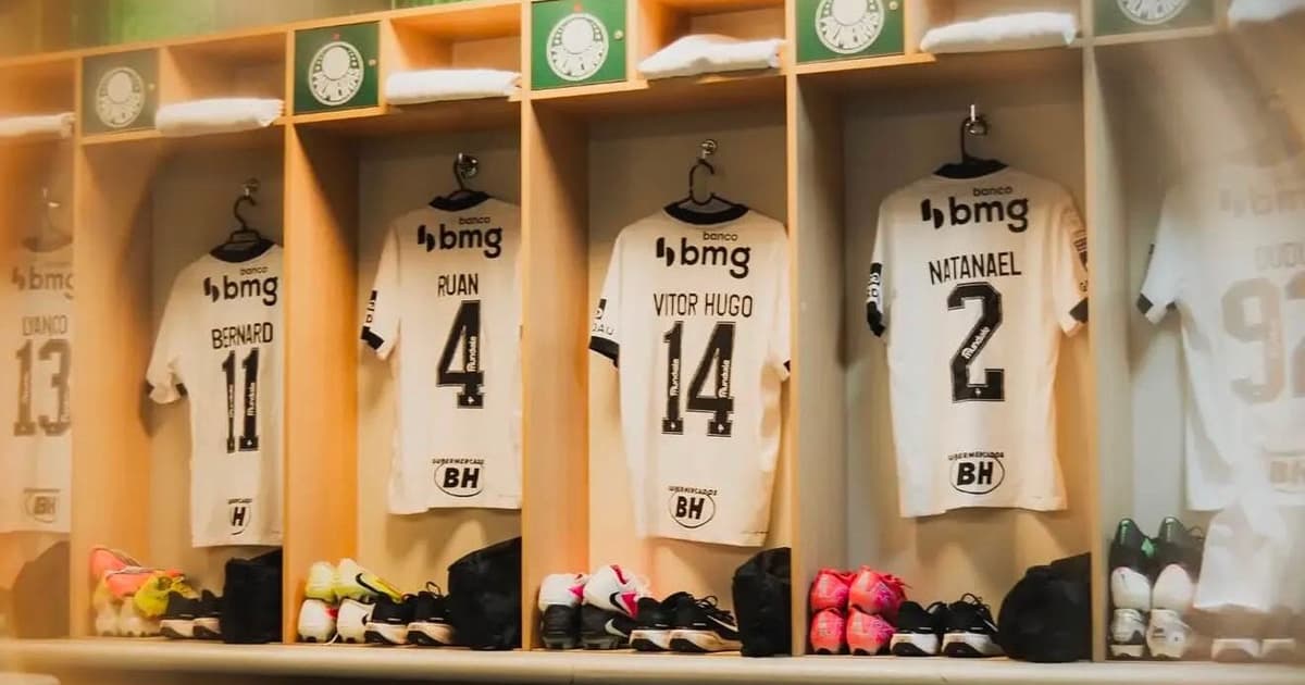 Atlético-MG escalado com surpresa para enfrentar o Palmeiras