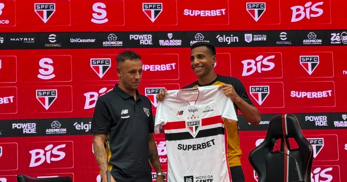 Victor Sá é apresentado pelo São Paulo e se emociona: 'É a realização de um sonho'