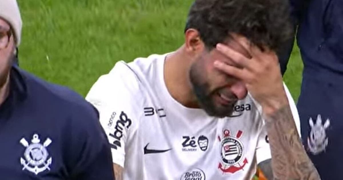 Corinthians: Yuri Aberto se lesiona e deixa o campo em lágrimas após problema na coxa