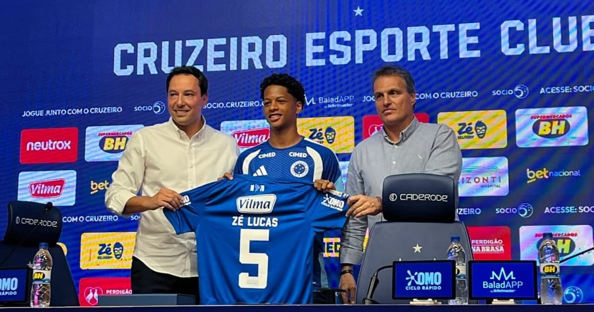 Zé Lucas traz inspirador modelo de Casemiro e promete deixar marca com a camisa 5 do Cruzeiro