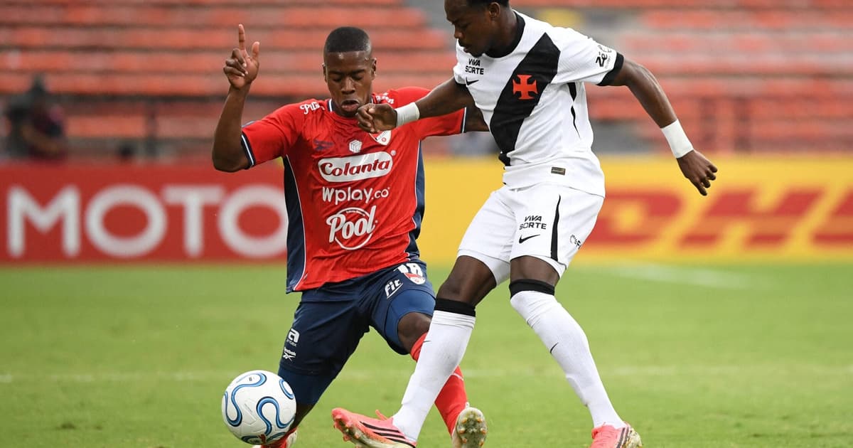 Veja o gol de Independiente Medellín x Vasco: Montaño abre o placar