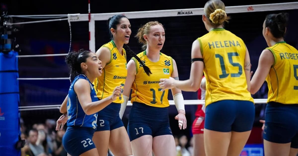 Com desfalques e caminho difícil, Brasil inicia fase final da VNL
