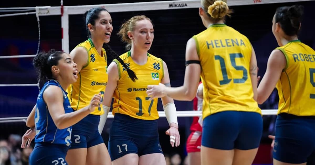Definido o horário de Brasil x Japão pelas quartas de final da VNL Feminina