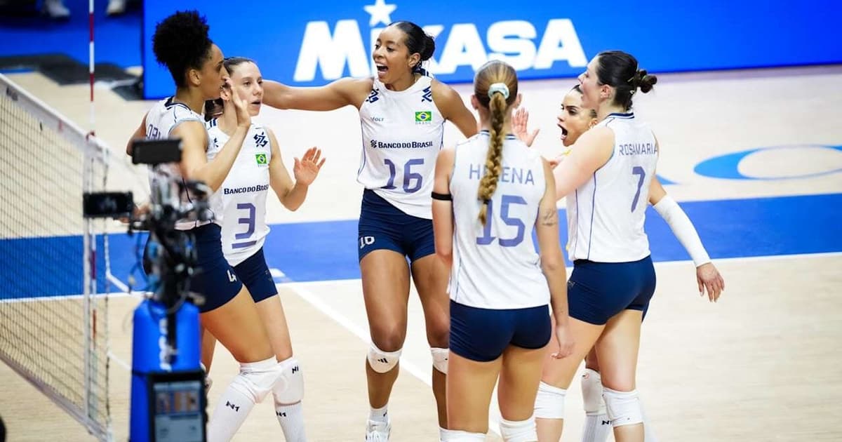 Brasil x Japão nas quartas de final da VNL: horário e onde assistir