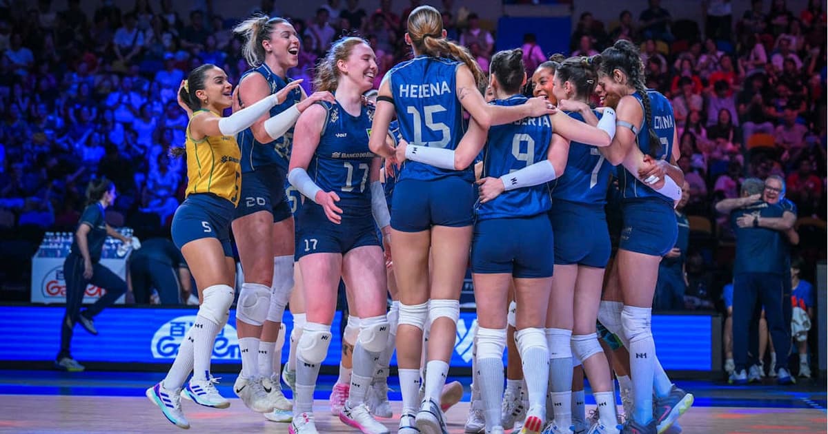 Brasil x Itália na semifinal da VNL: horário e onde assistir
