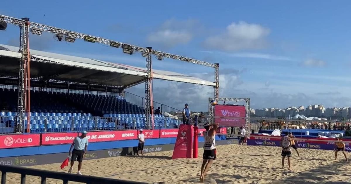 Sem torcida na arena, duplas do Circuito Mundial recebem apoio de fora no Rio