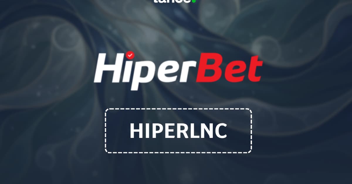 Código promocional Hiperbet: use HIPERLNC em julho de 2026