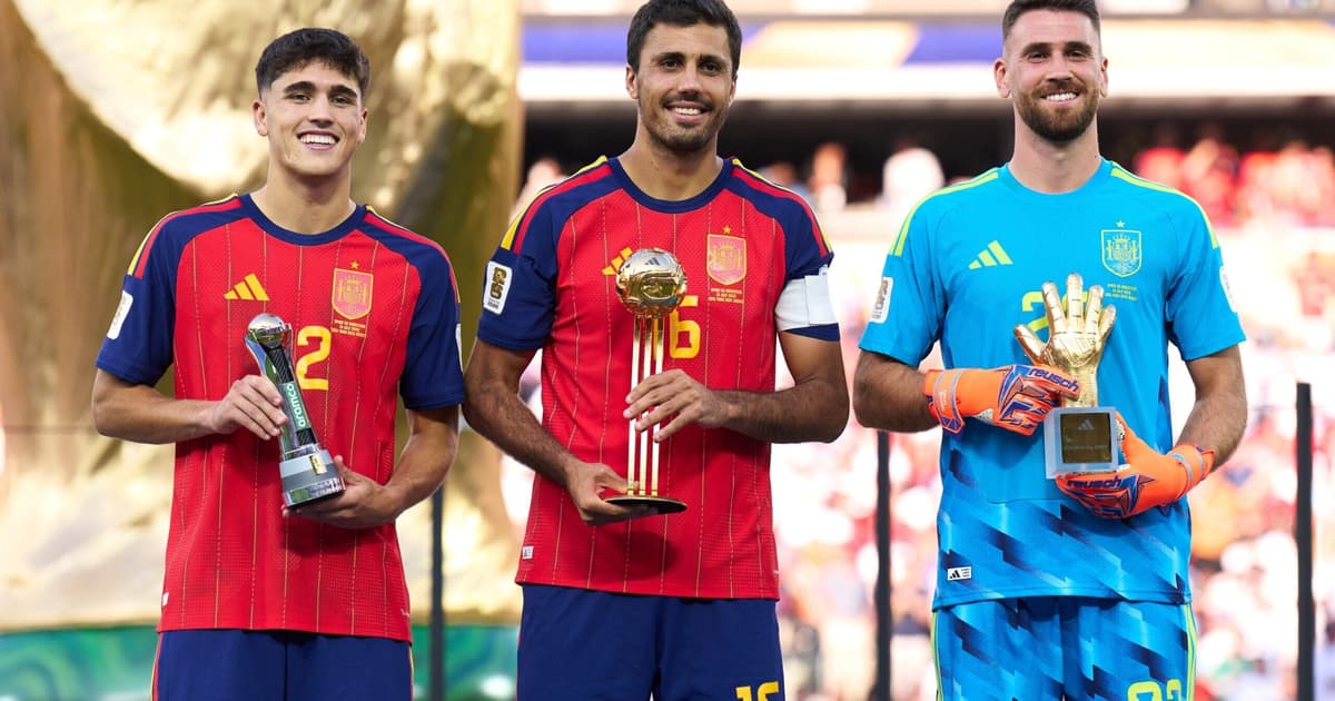 Espanha conquista Copa do Mundo de 2026 e domina premiações individuais da Fifa