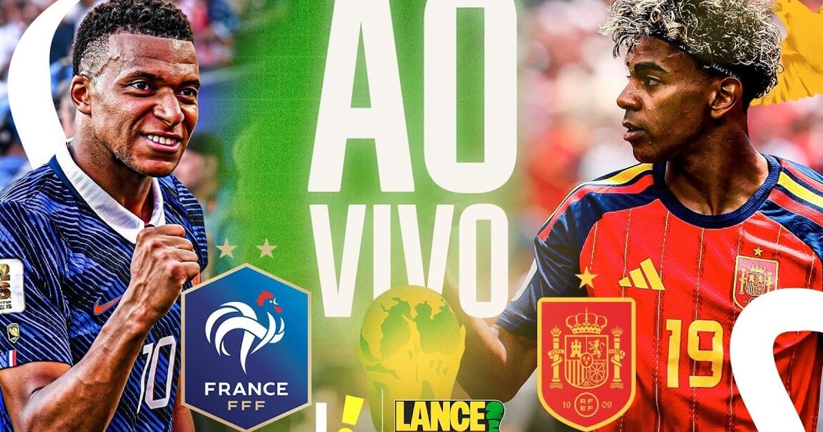 AO VIVO: Assista ao duelo entre França e Espanha com o Lance!TV