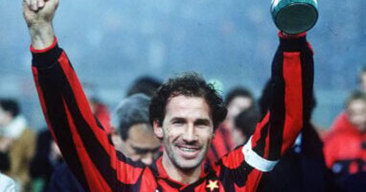 Internautas lamentam falecimento de Franco Baresi, do Milan: 'Lenda'