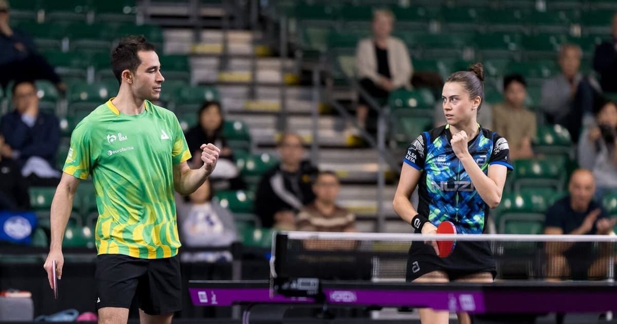 AO VIVO: Acompanhe Hugo Calderano e Bruna Takahashi na final do WTT Star Contender