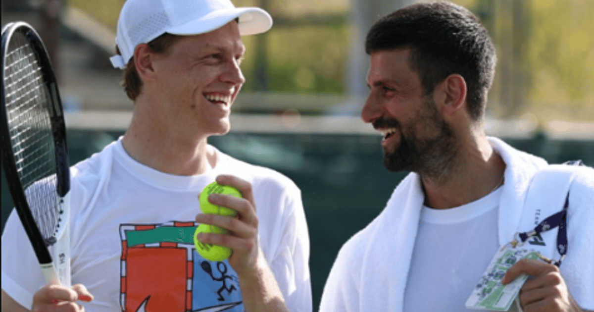 Djokovic se arrepende de conselhos a Sinner: 'Cometi um erro'