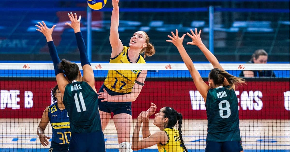Contra a Itália, Brasil reedita decisões da VNL na semifinal